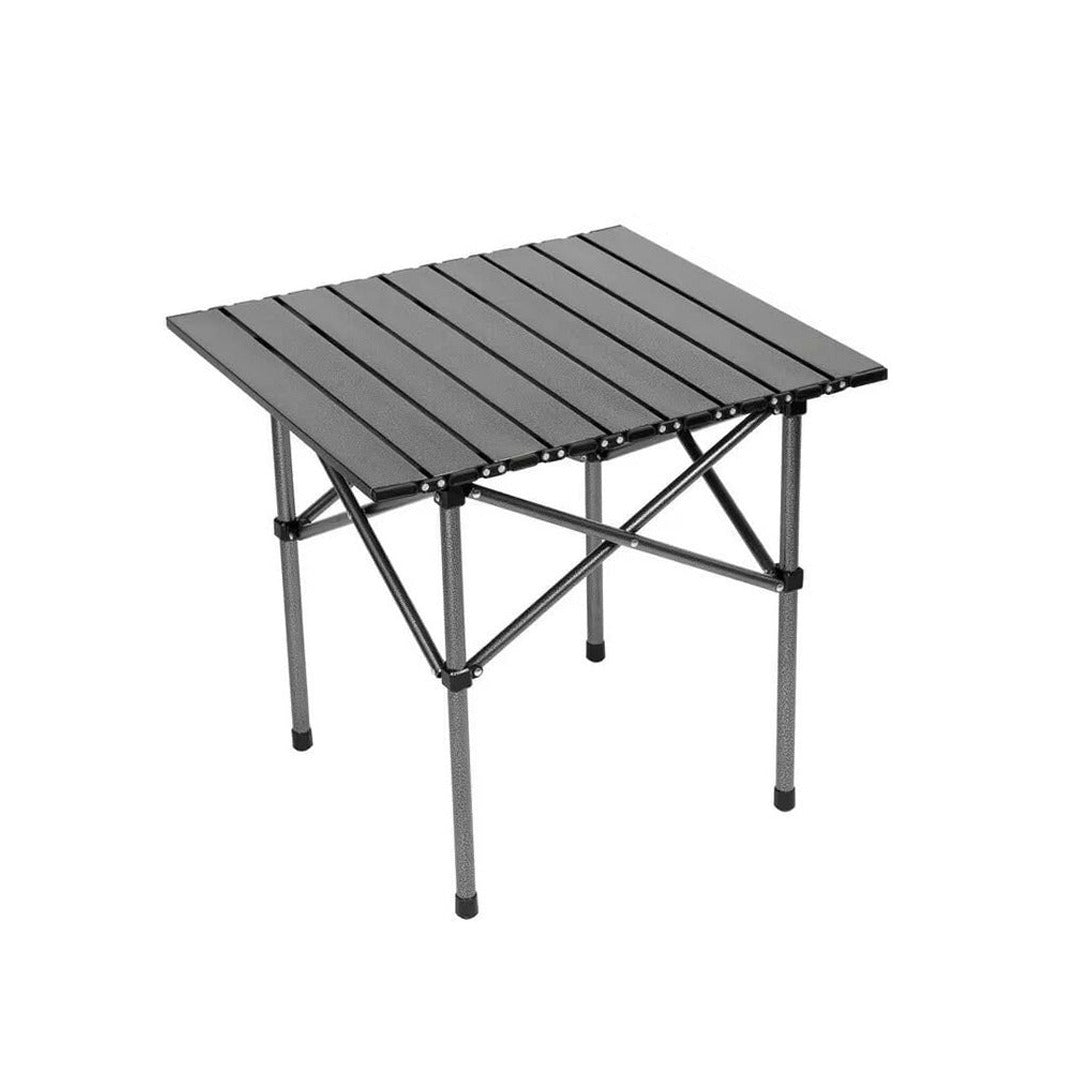 Table Of Folding Camping Set.