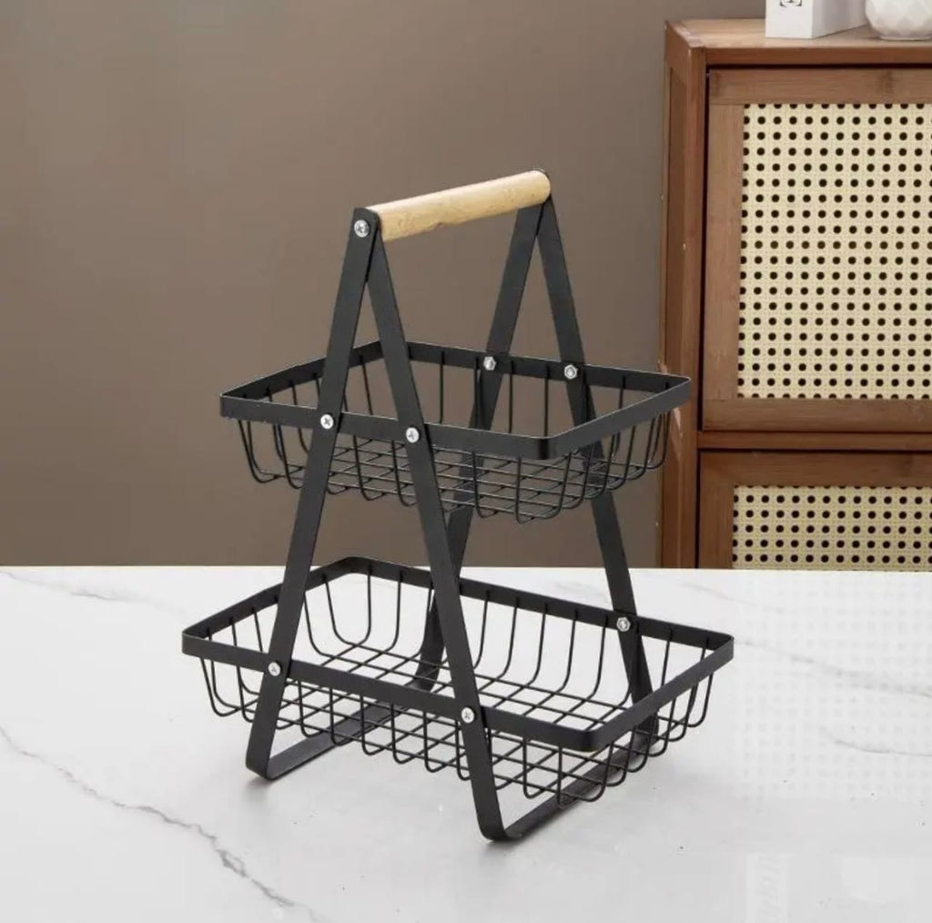 Multi-tier Countertop Fruit Vegetable Storage Basket Rack Shelf, Fruit Display Stand Multi-tier Countertop Fruit Vegetable Storage Basket Rack Shelf, Fruit Display Stand
