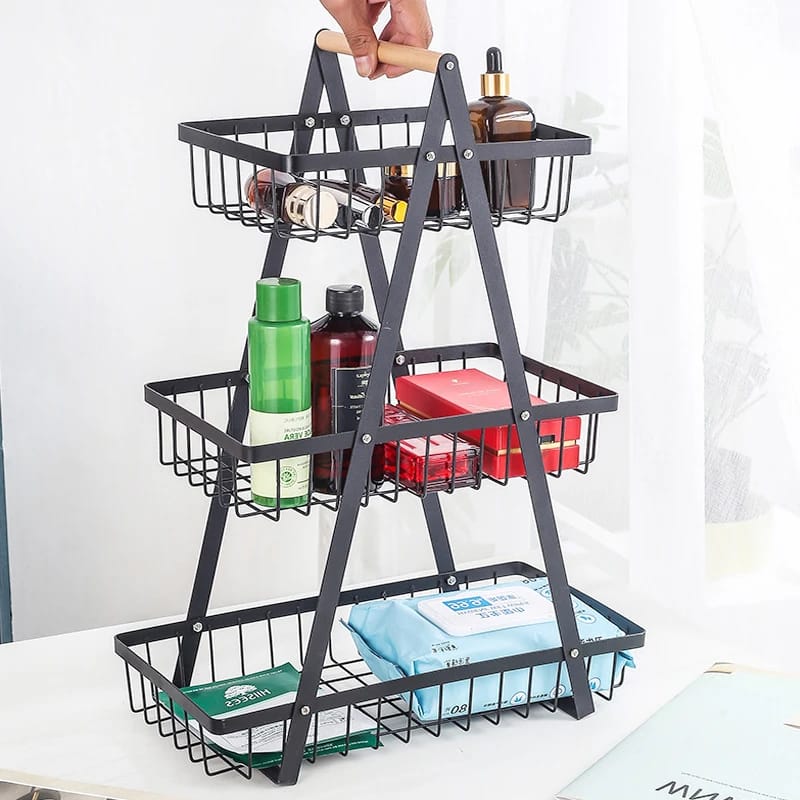 Multi-tier Countertop Fruit Vegetable Storage Basket Rack Shelf, Fruit Display Stand Multi-tier Countertop Fruit Vegetable Storage Basket Rack Shelf, Fruit Display Stand