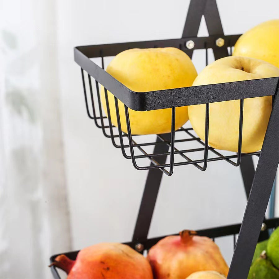 Multi-tier Countertop Fruit Vegetable Storage Basket Rack Shelf, Fruit Display Stand Multi-tier Countertop Fruit Vegetable Storage Basket Rack Shelf, Fruit Display Stand