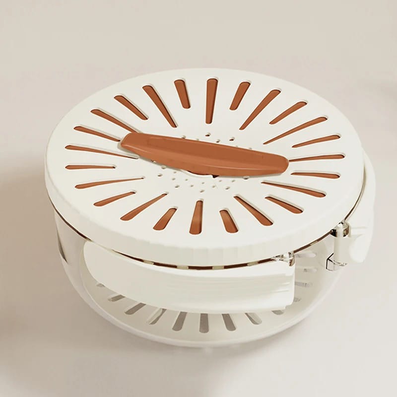 Fruit Drain Basket with Lid, Vegetable Fruit Washing Bowl Storage Container Fruit Drain Basket with Lid, Vegetable Fruit Washing Bowl Storage Container