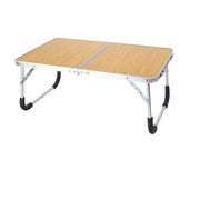 Portable Folding Mini Table in Bamboo Texture color 