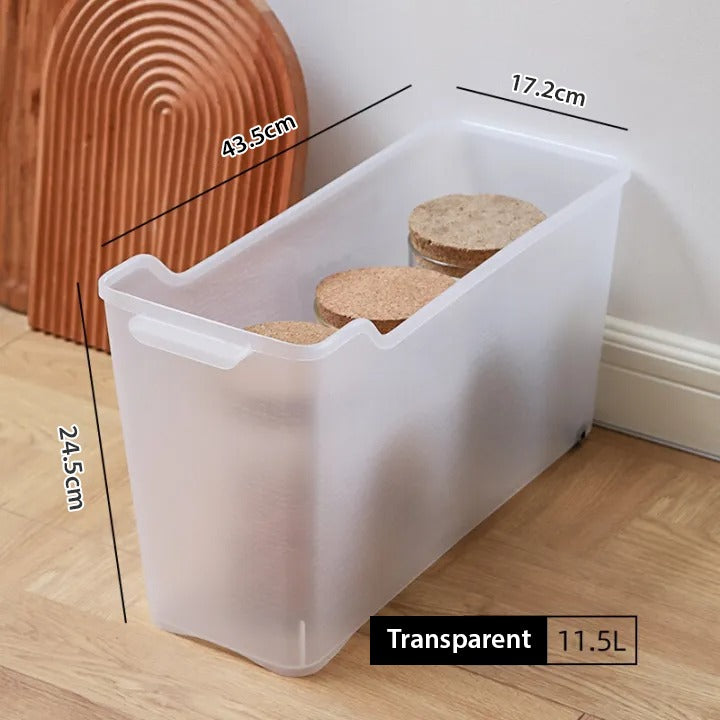 Space Saving Narrow Gap Long Storage Box with Wheels Space Saving Narrow Gap Long Storage Box with Wheels