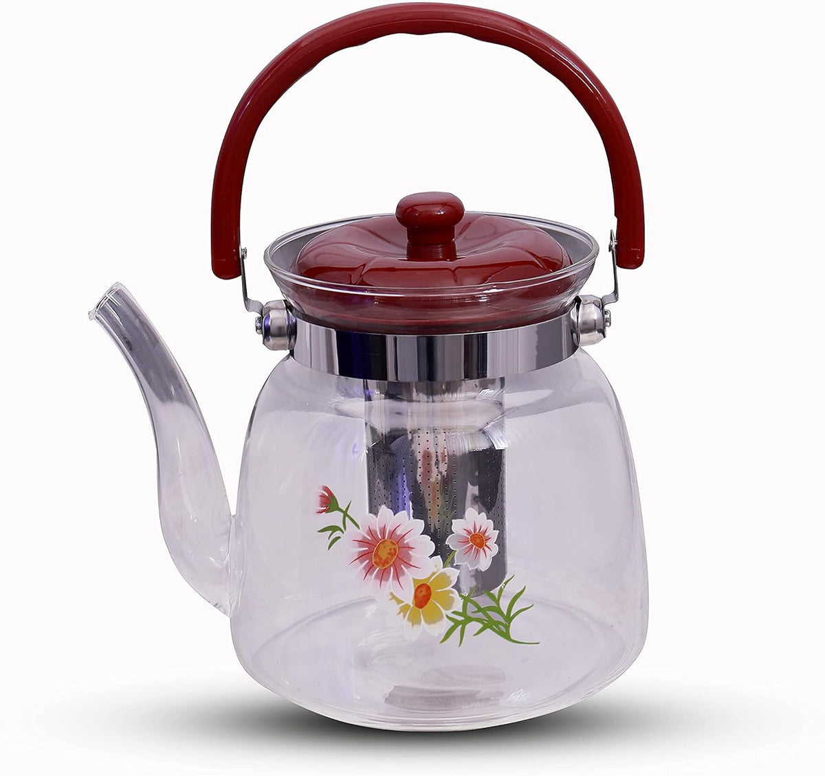 A Glass Tea Jug & Coffee Pot.