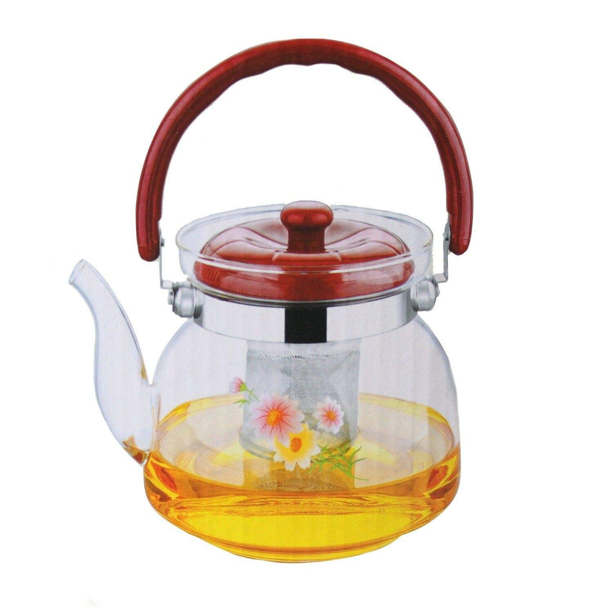 A Glass Tea Jug & Coffee Pot.
