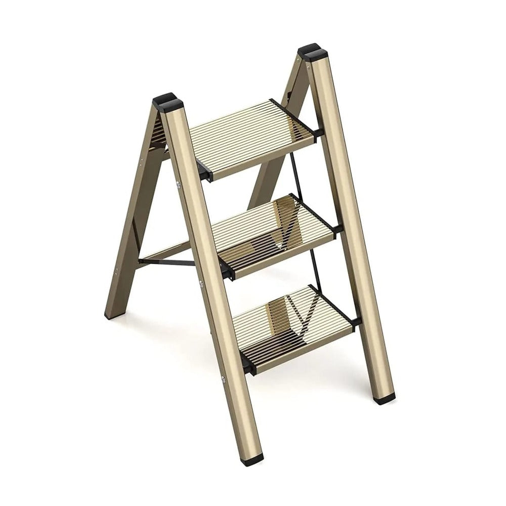 Stool Ladder Sample Foldable 3-Step Stool Ladder, Household Mini Ladder With Anti-Slip Ped