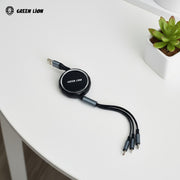 A Green Lion 5 in 1 Diamond Retractable Cable.