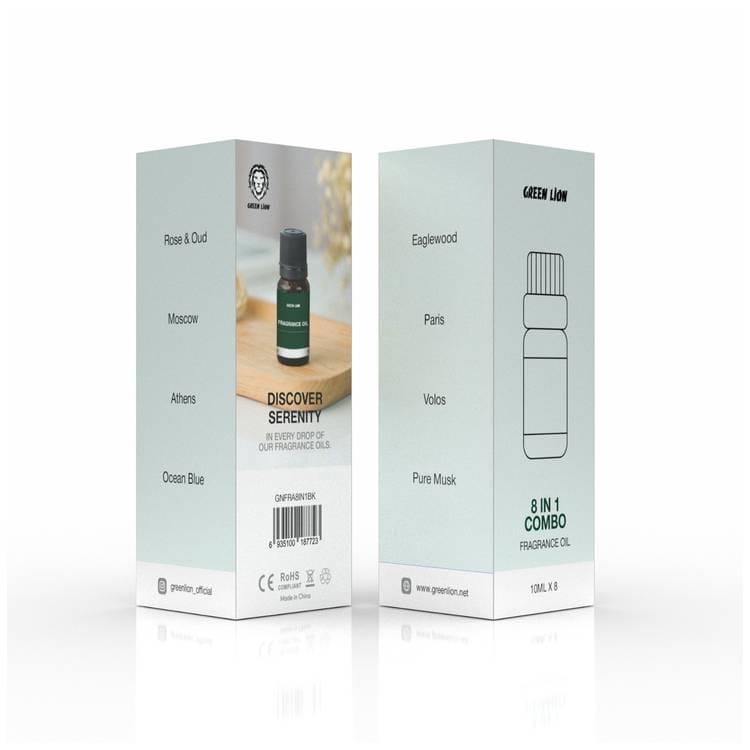 Package Of Green Lion 8-in-1 Combo Fragrance Set.