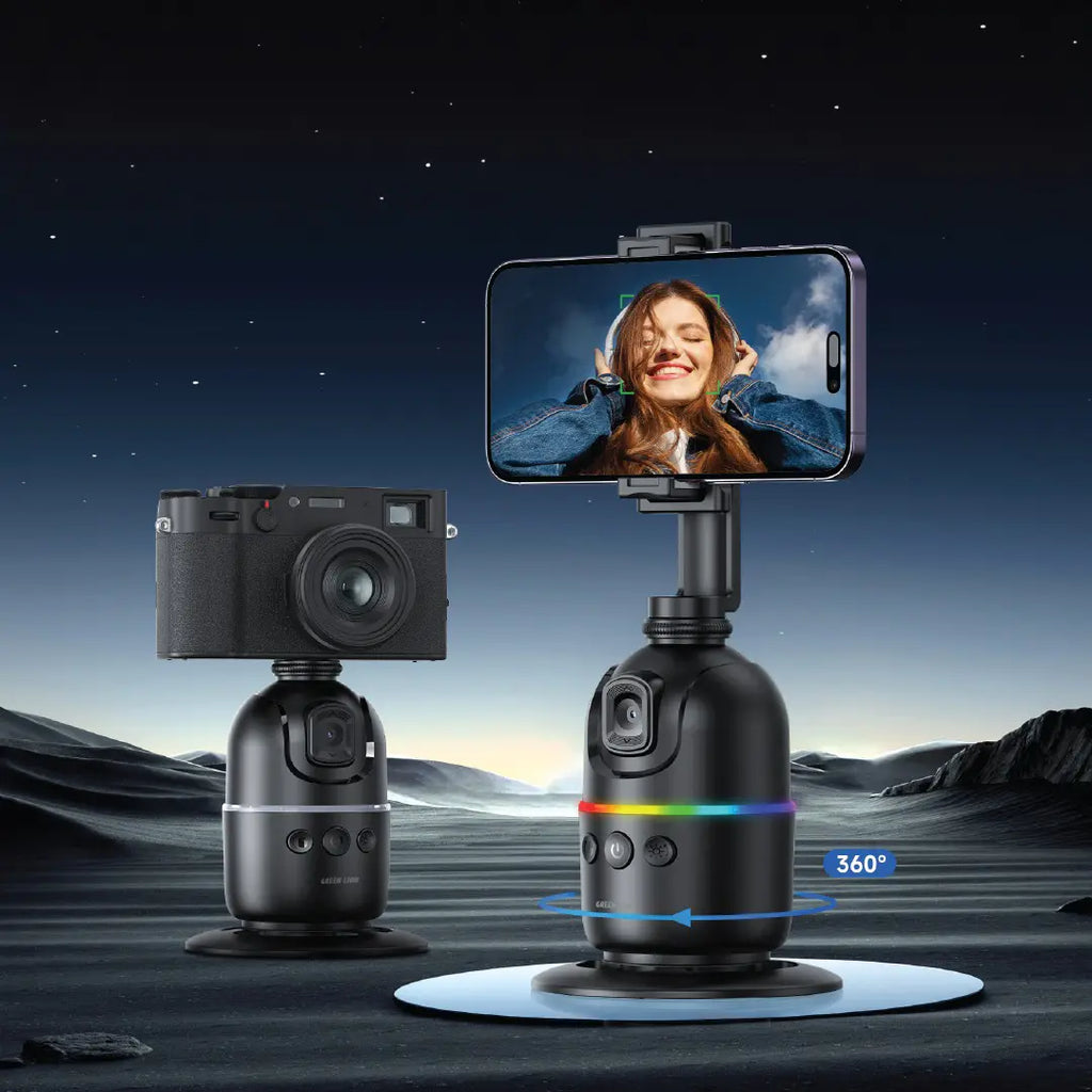 Green Lion AutoTrack Gimbal with Face Tracking, 360° Smart Phone Stabilizer - GL-SSK04 Green Lion AutoTrack Gimbal with Face Tracking, 360° Smart Phone Stabilizer - GL-SSK04
