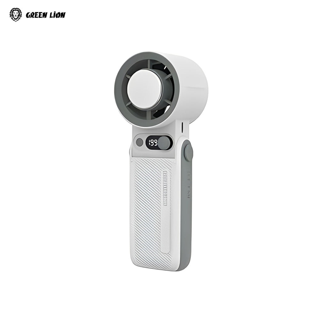 Green Lion Coolio Portable Fan, 10000RPM Rechargeable Handheld Cooling Fan - GB-236X Green Lion Coolio Portable Fan, 10000RPM Rechargeable Handheld Cooling Fan - GB-236X