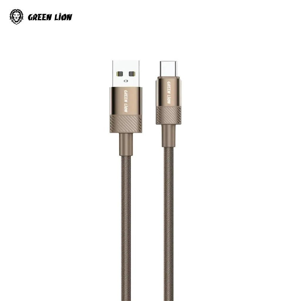 A Green Lion Desert Spark Cable USB-A to USB-C - 15W.