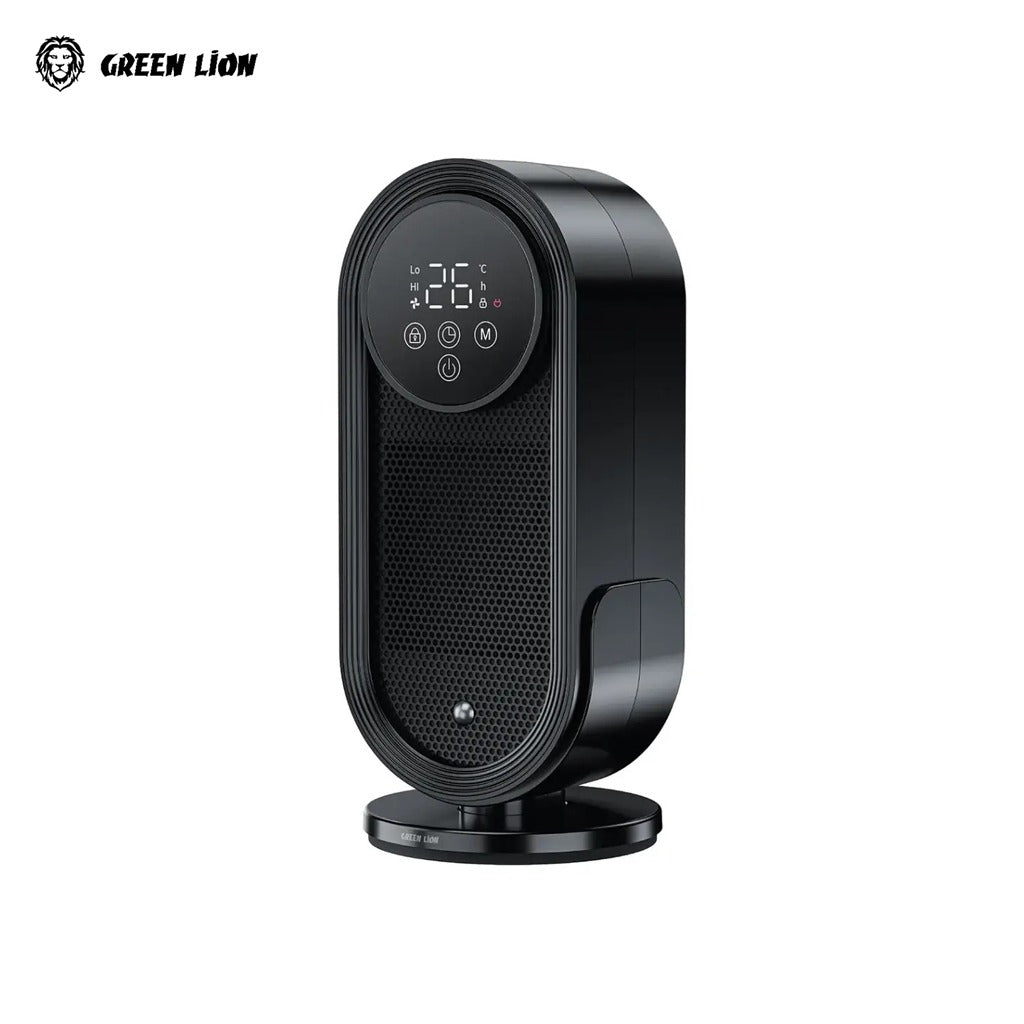 Logitech Heater Green Lion Heater Lite & Ceramic Fan Heater with Remote Control, 2-in-