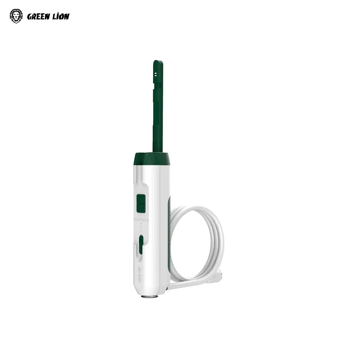 Green Lion Outlander Portable Bidet  with a cord on a white background, featuring the Green Lion brand.