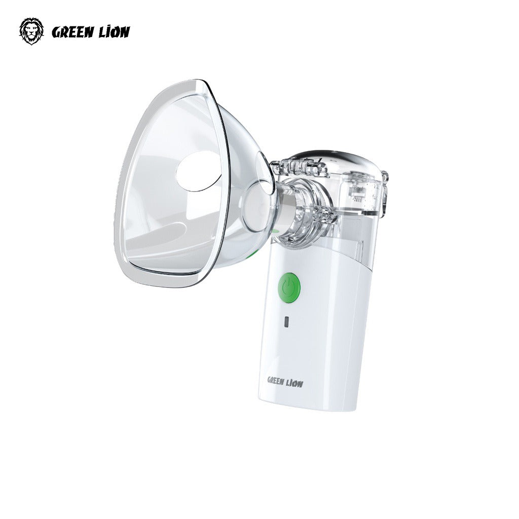 Green Lion Portable Nebulizer – Handheld Atomizer for Asthma, Cough & Allergy Relief - MN10 Green Lion Portable Nebulizer – Handheld Atomizer for Asthma, Cough & Allergy Relief - MN10