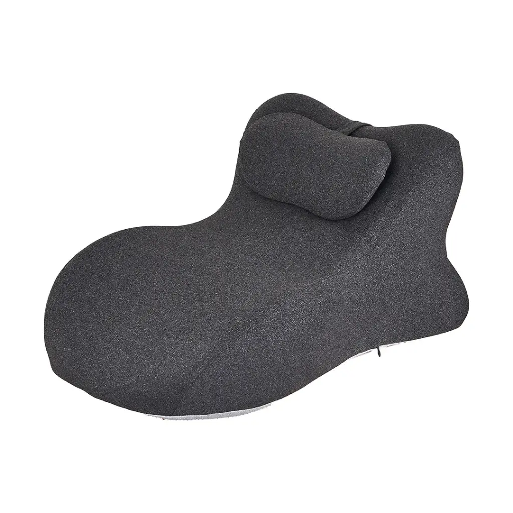 Green Lion Relief Wedge Pillow