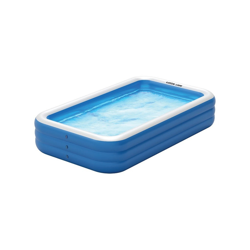Green Lion Inflatable Swimming Pool, UV Protection & Force Support for Outdoor Fun Green Lion Inflatable Swimming Pool, UV Protection & Force Support for Outdoor Fun
