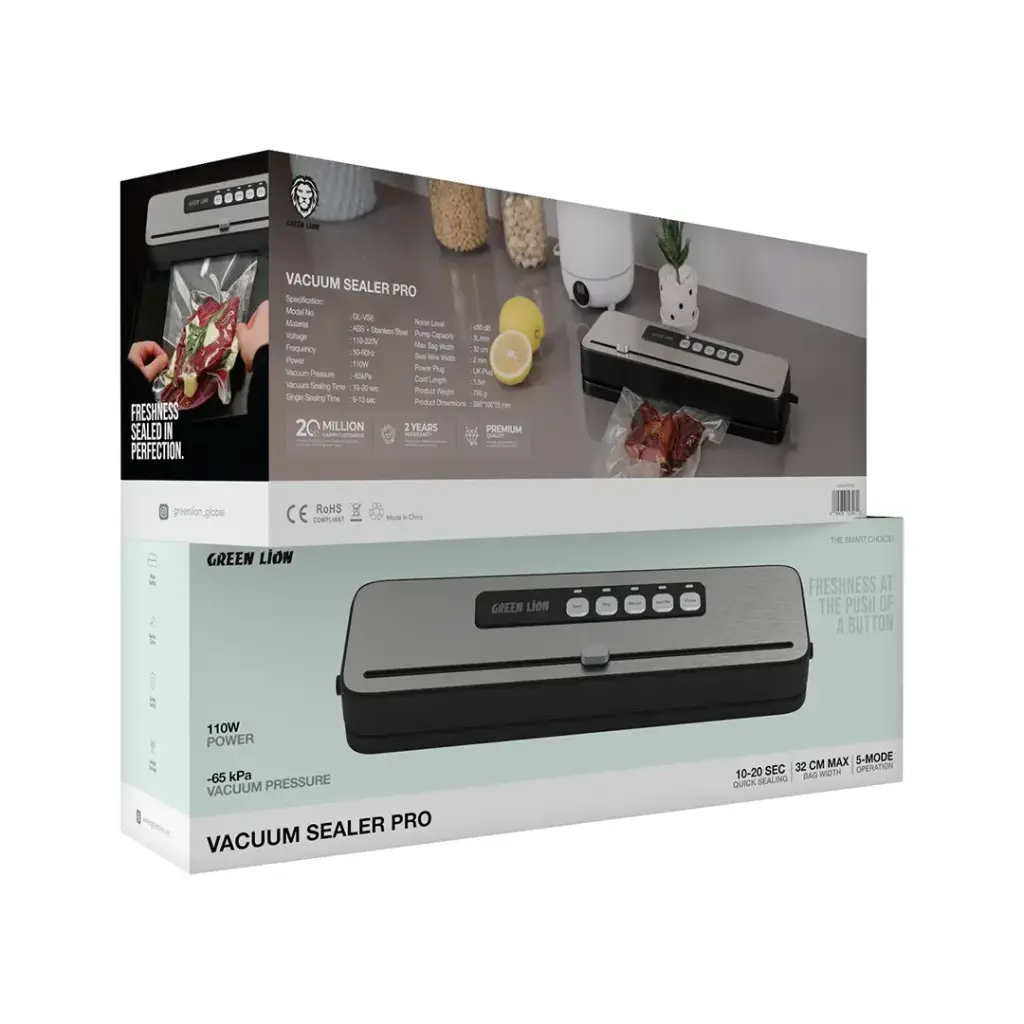 Pack Of Green Lion Vacuum Sealer Pro.