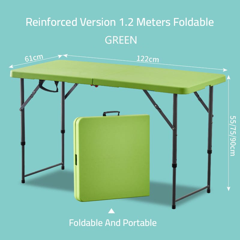 Green Multi-purpose Foldable Table.