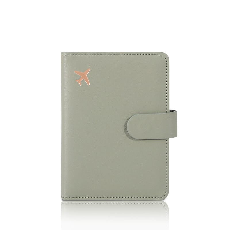 Green Passport Holder Travel Organizer Wallet.