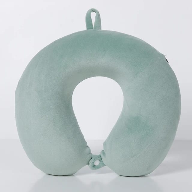 Green Travel Neck Pillow.