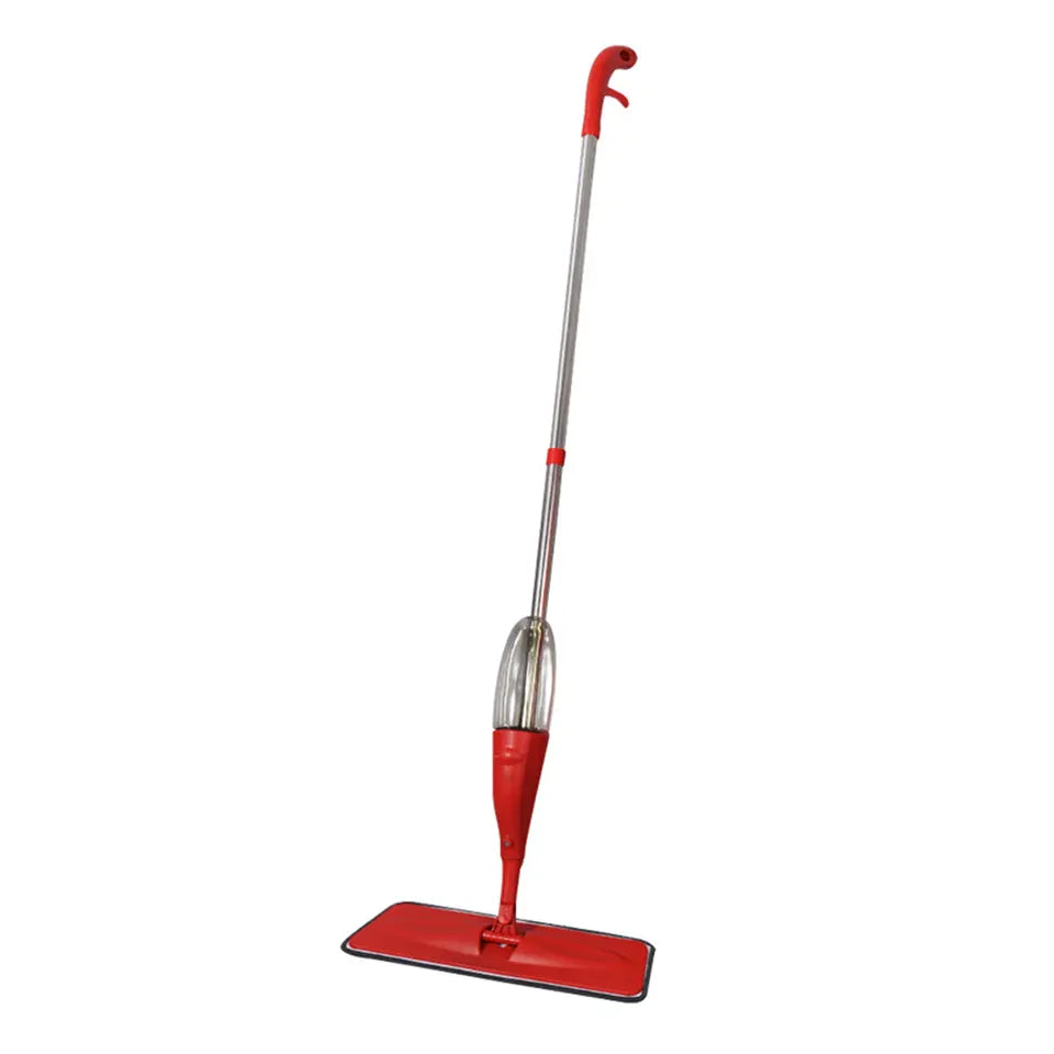 Showcasing Lightweight Water Spray Mop in Red color 