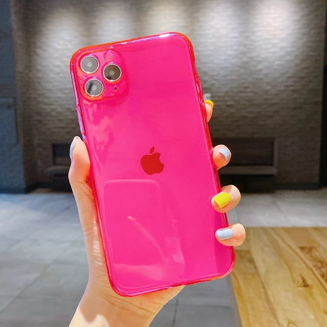 Clear Silicone Case for iPhone