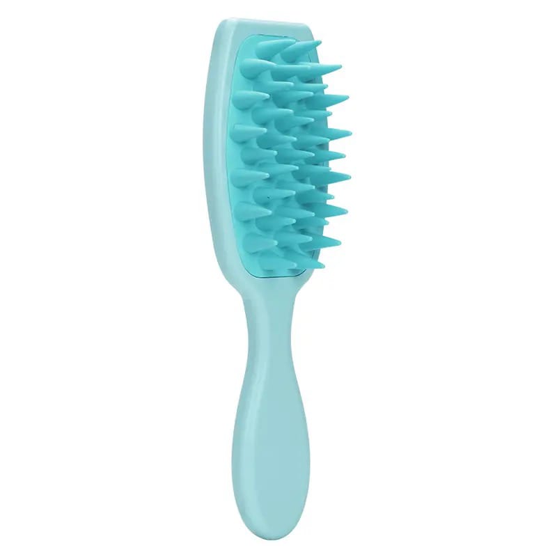 Hair Washing Brush in Blue Color.