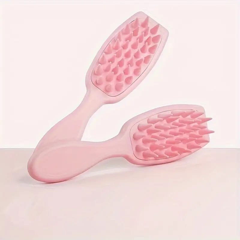 Hair Washing Brush in Pink Color.