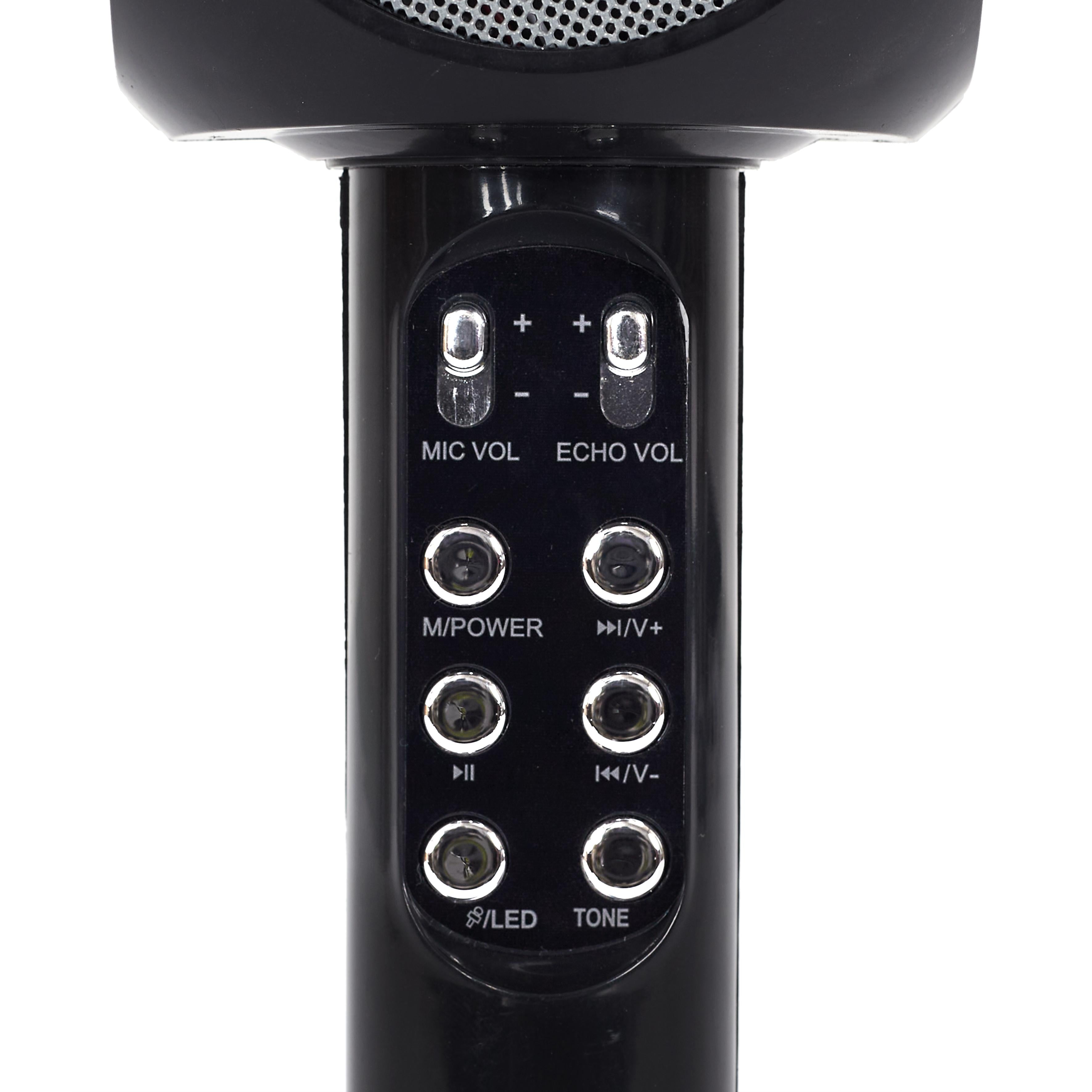 Button Details of Handheld Wireless Microphone.