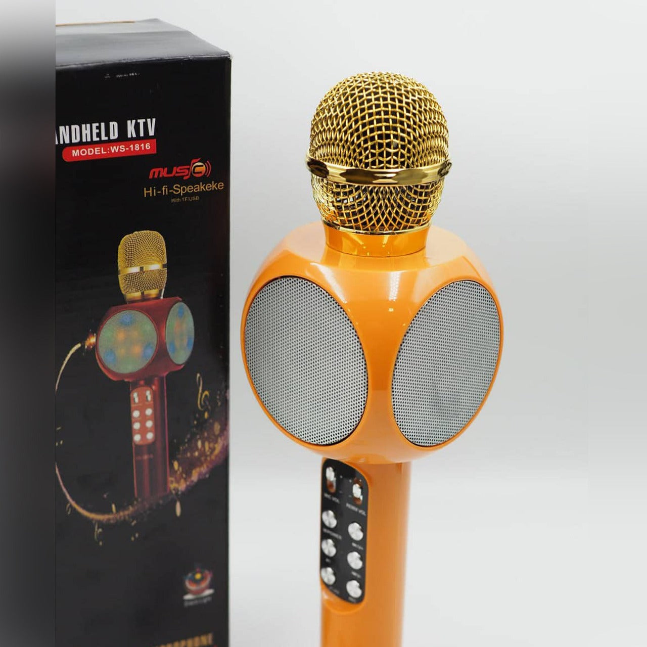 Handheld Wireless Microphone and its Pack.