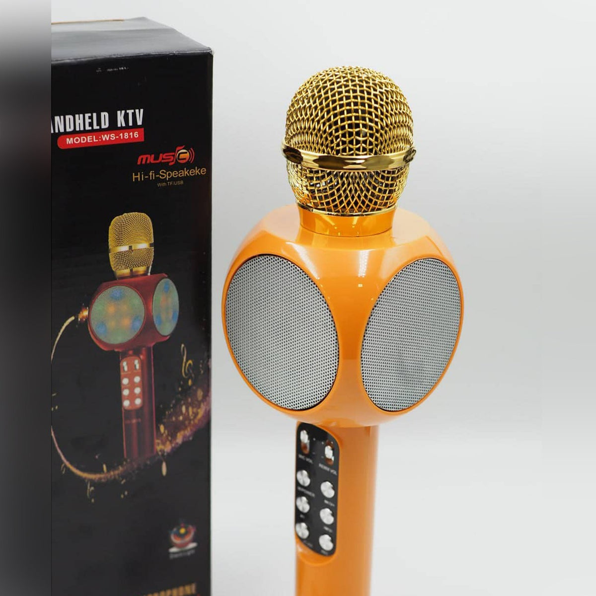 Handheld Wireless Microphone and its Pack.