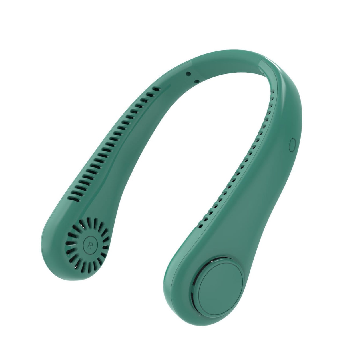 Hanging Neck Fan in Green Color.