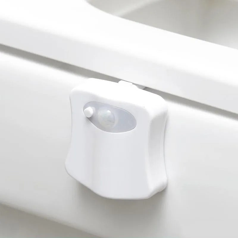 Hanging Toilet Night Lamp, Motion Activated LED Bathroom Night Light with 16 Colors Hanging Toilet Night Lamp, Motion Activated LED Bathroom Night Light with 16 Colors