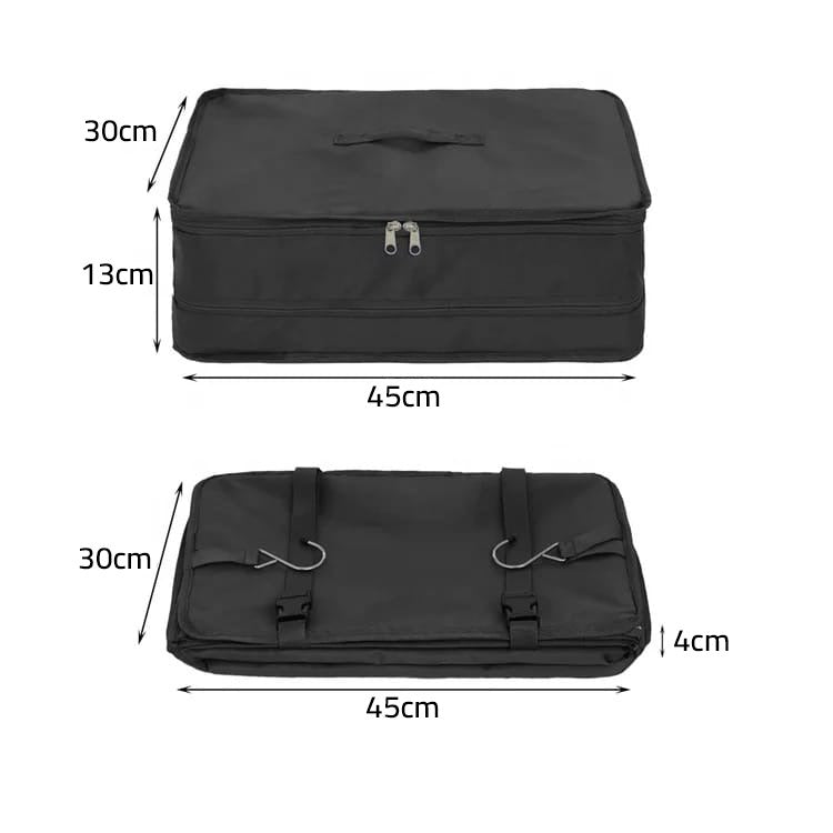 Size Of Hanging Travel Shelf Organizer.