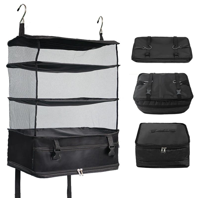 Hanging Travel Shelf Organizer.