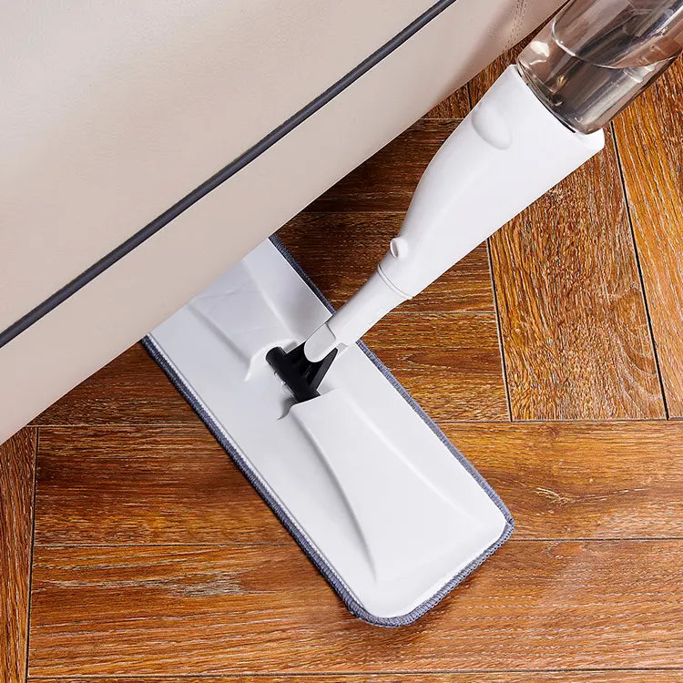 Underneath of a sofa being cleaned using Lightweight Water Spray Mop