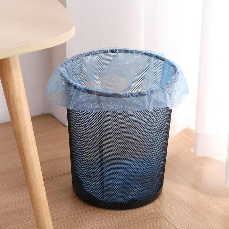 Round Metal Mesh Garbage Waste Basket - Mesh Wastebasket Bin for Home or Office