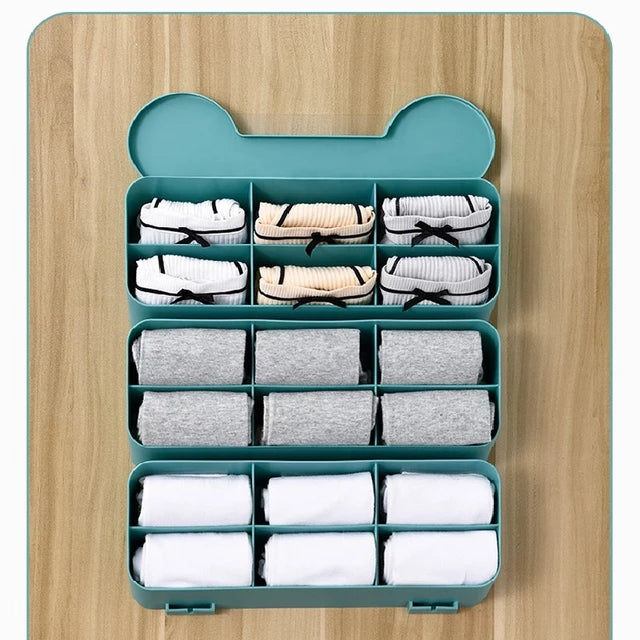 Wall-mounted Creative Underwear Organizer Wardrobe Socks Storage Box Wall-mounted Creative Underwear Organizer Wardrobe Socks Storage Box