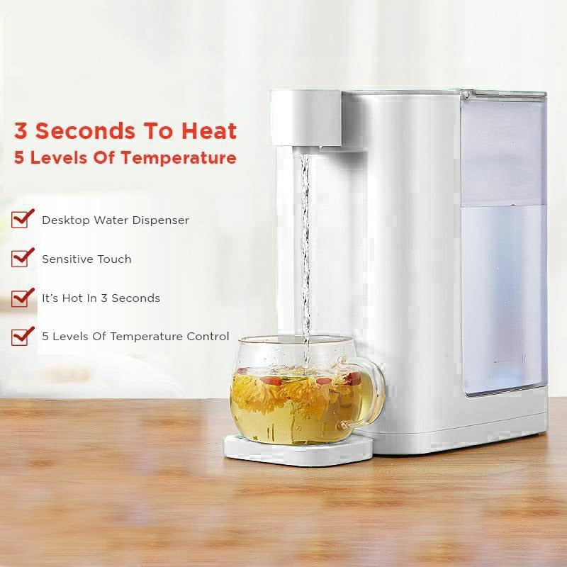 Showcasing the diverse functionality of the 2.8L Instant Heating Desktop Water Dispenser