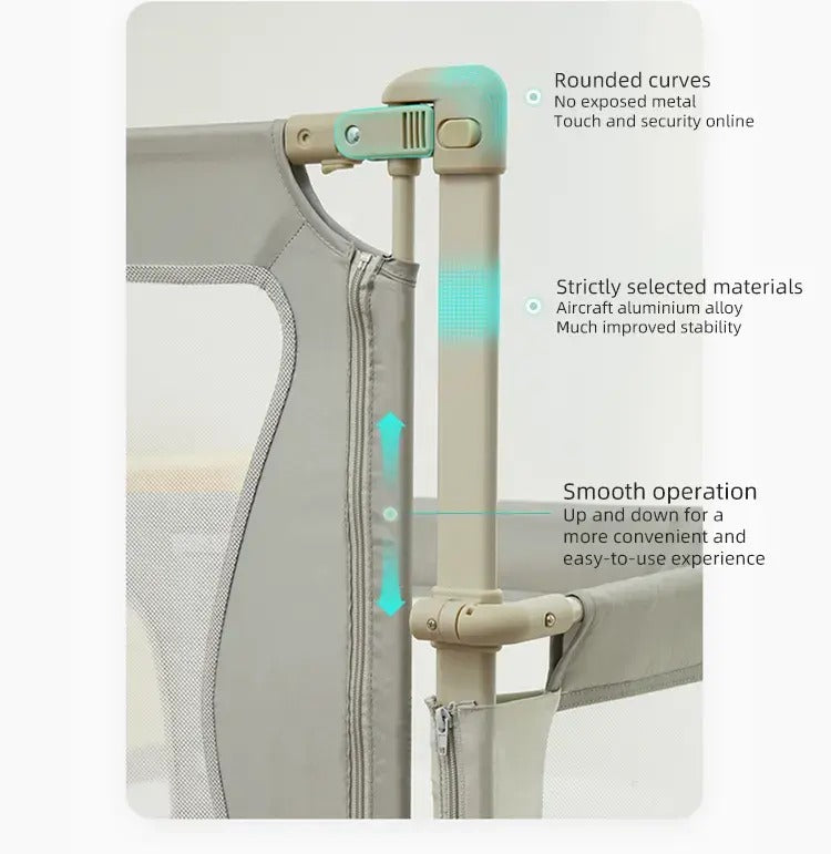 feature of Height Adjustable Baby Bed