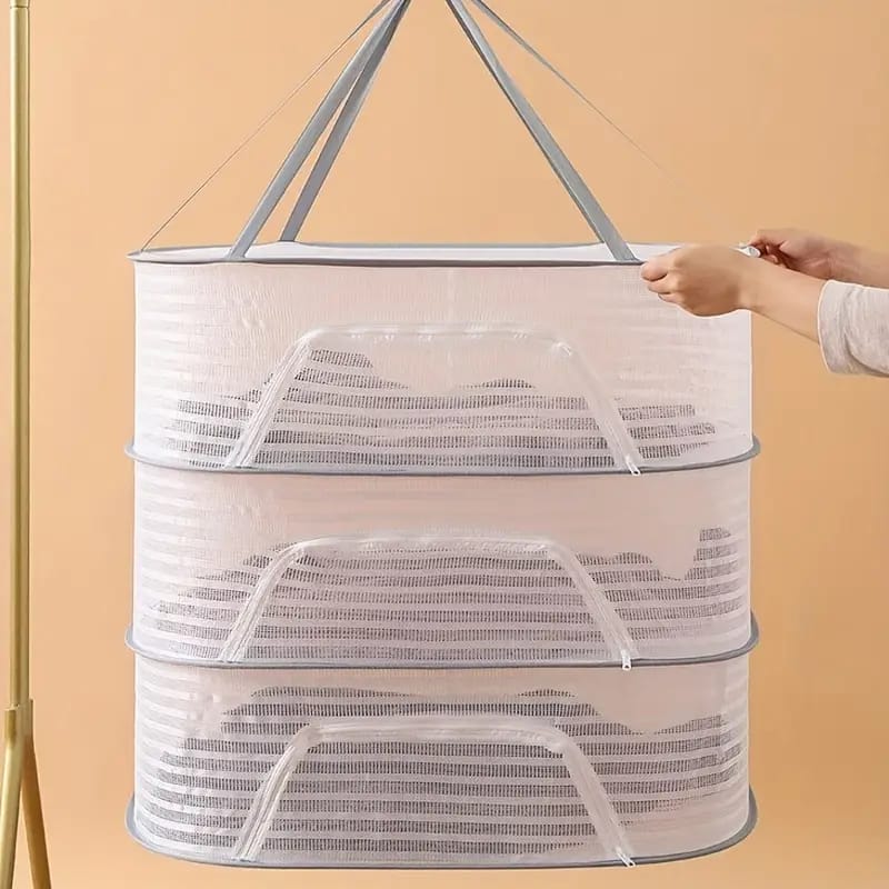 Herb Drying Rack Net, 3 Layer Hanging Mesh Net, Fruits, Veggies, Herbs, Fish Drying Rack Herb Drying Rack Net, 3 Layer Hanging Mesh Net, Fruits, Veggies, Herbs, Fish Drying Rack