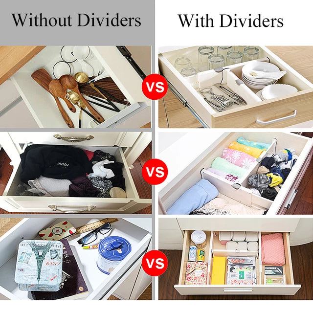 Shelf Partition Divider Organizer