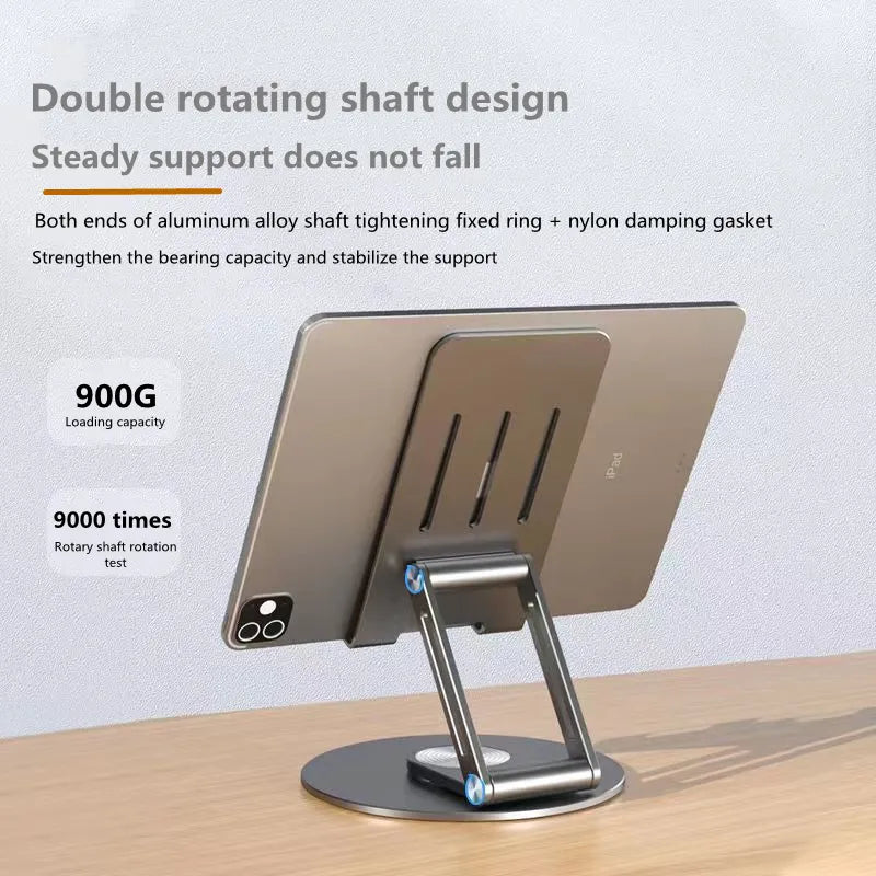 Multifunctional 360° Rotating Aluminium Alloy Stand for Mobile Phone,