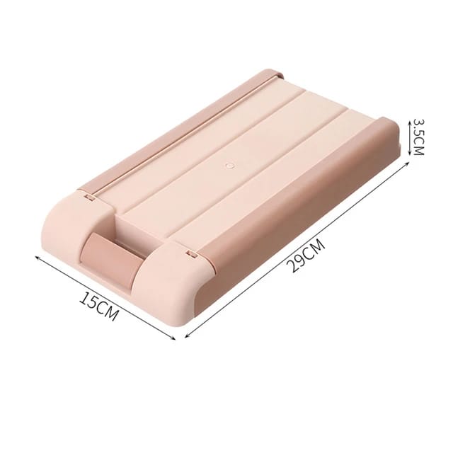Hidden Drawer Pencil Rack with its size