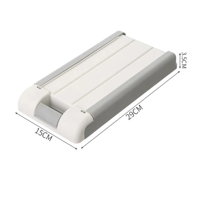 Hidden Drawer Pencil Rack with its size