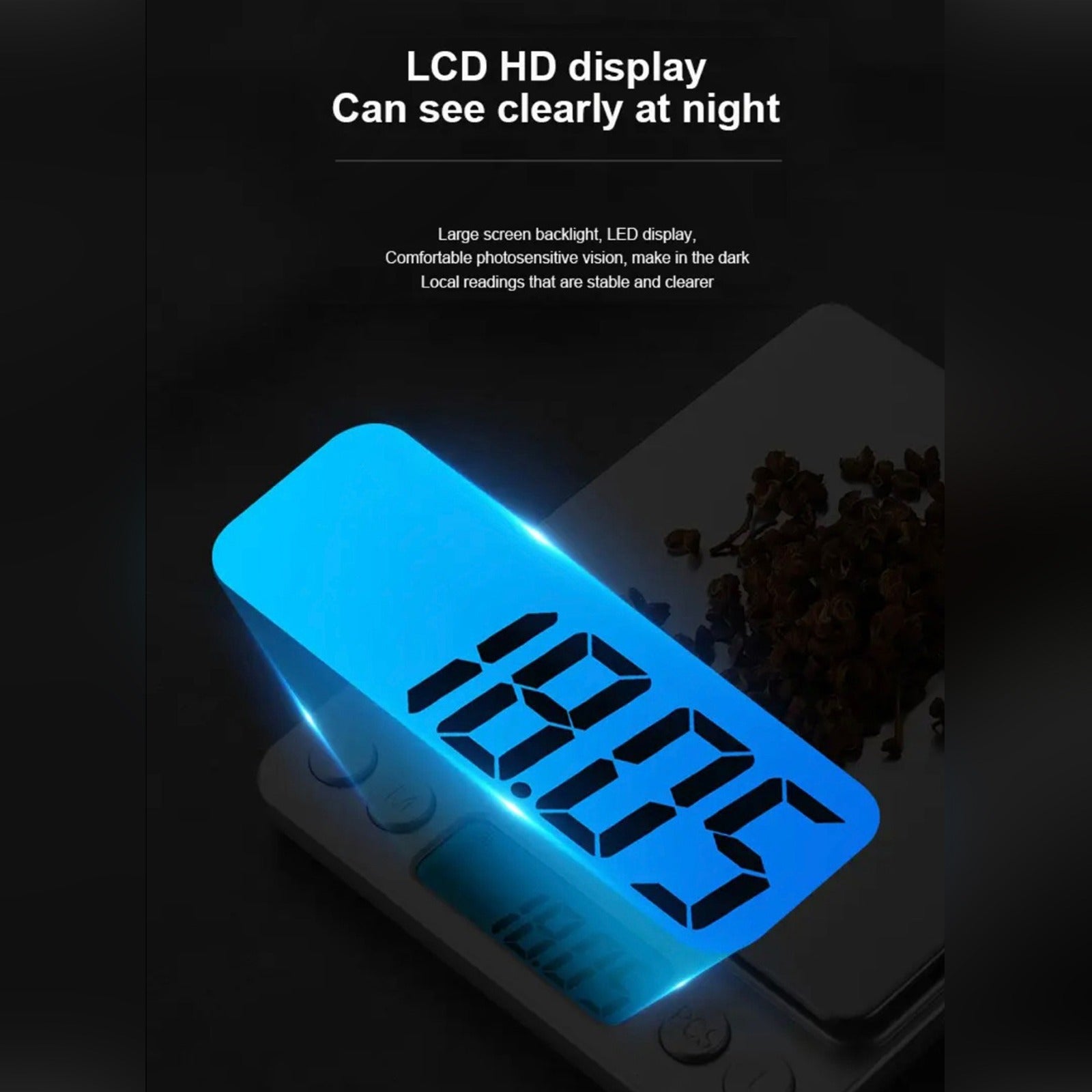 LCD Display Feature Of High-Precision Digital Platform Scale.