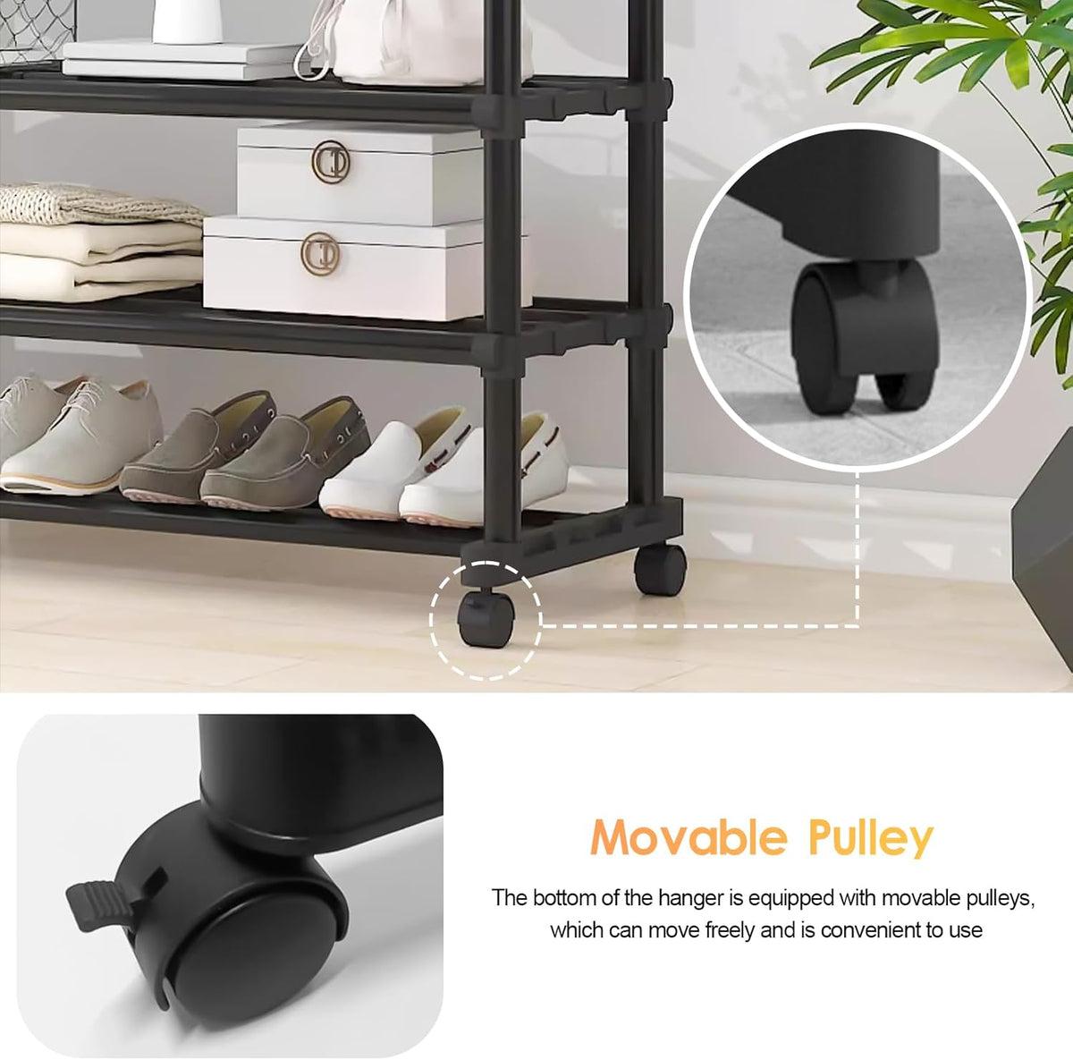 Wheels Of High Quality Cloth Hanger.