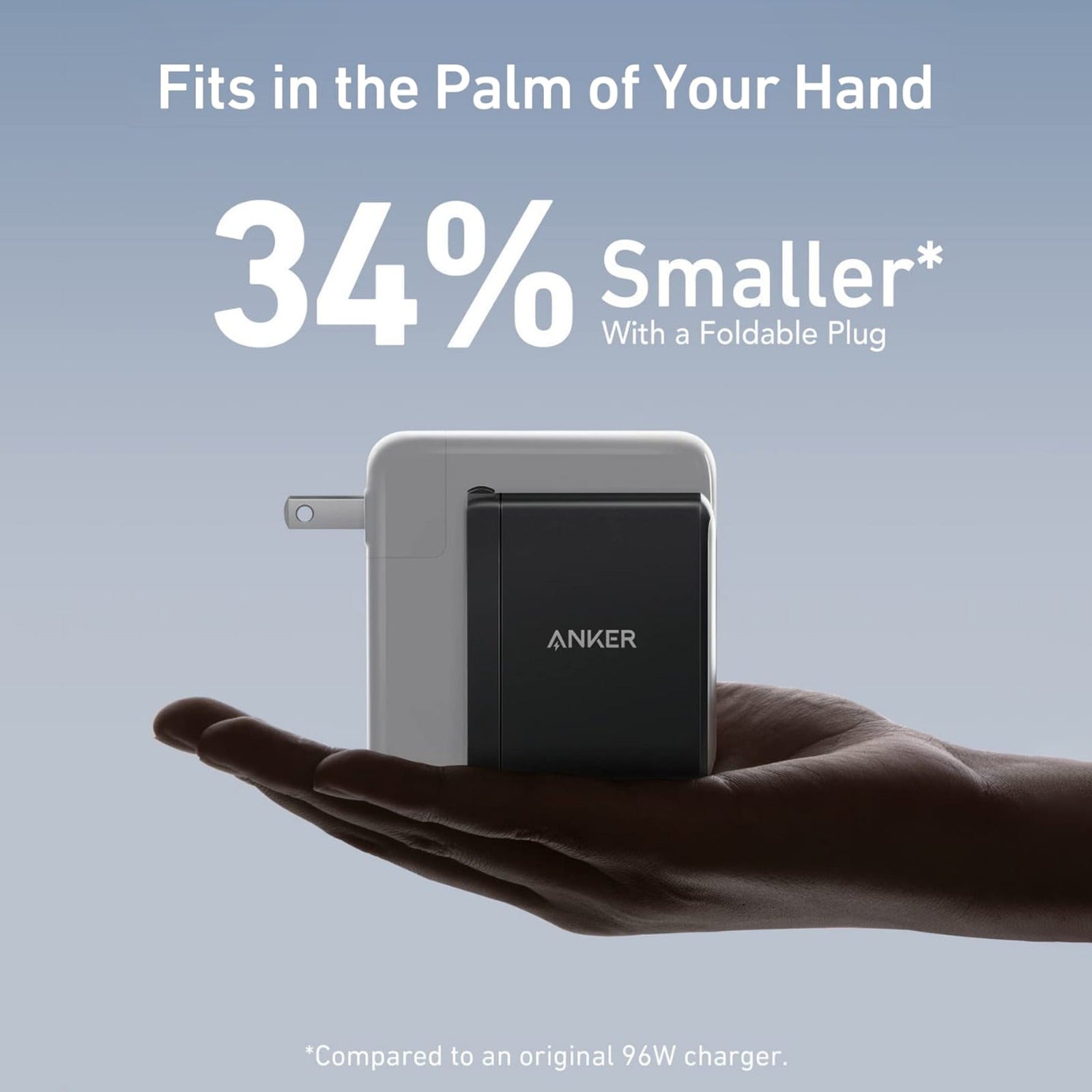 A Person is Holding Anker 736 Charger (Nano II 100W) - A2348K21