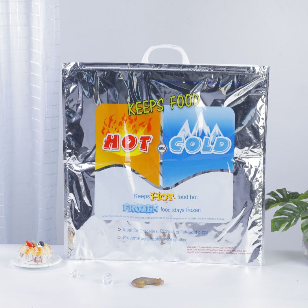 Hot and Cold Thermal Insulated Reusable Bag.