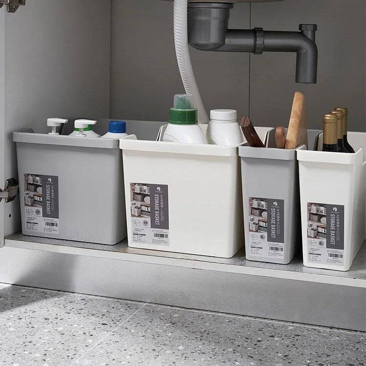 Large Capacity Cabinet Organizing Storage Box placed under the sink